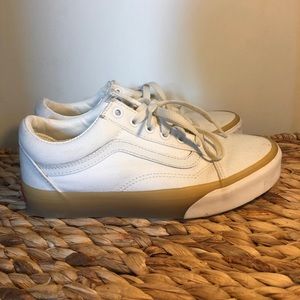 VANS-classic, white gum sole